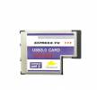 AKE 54mm ExpressCard to 3 Ports USB 3 Hub Adapter 5Gbps for Windows 7/8 B008CESB84 (BULK)